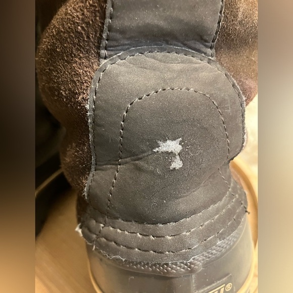 Khombu  Waterproof Winter Snow Boots Mid Calf Brown Lace-Up Size 11 - Picture 5 of 11